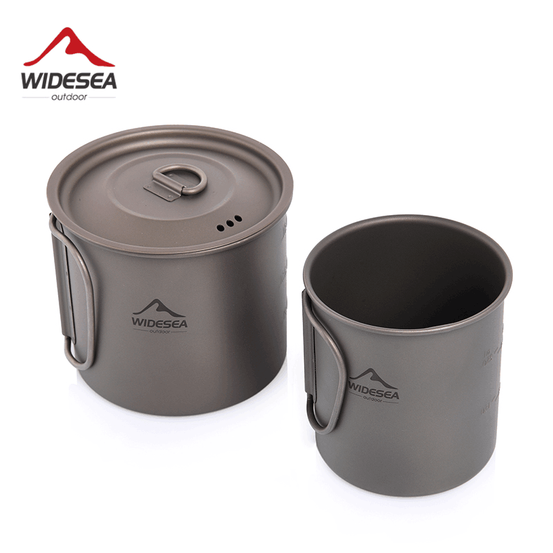 Camping Cooking All In One - Tazza da Campeggio Widesea in Titanio,