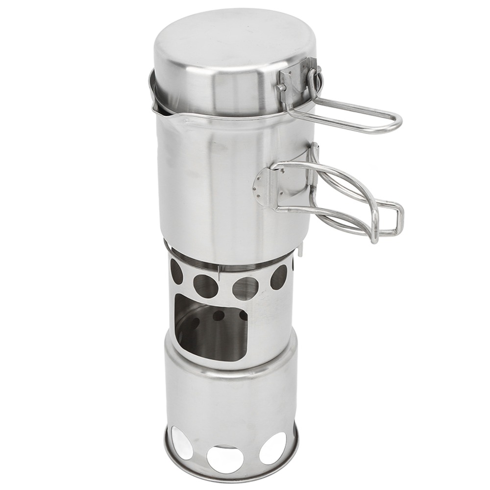 Camping Cooking Pot With Lid - Set di pentole da campeggio in