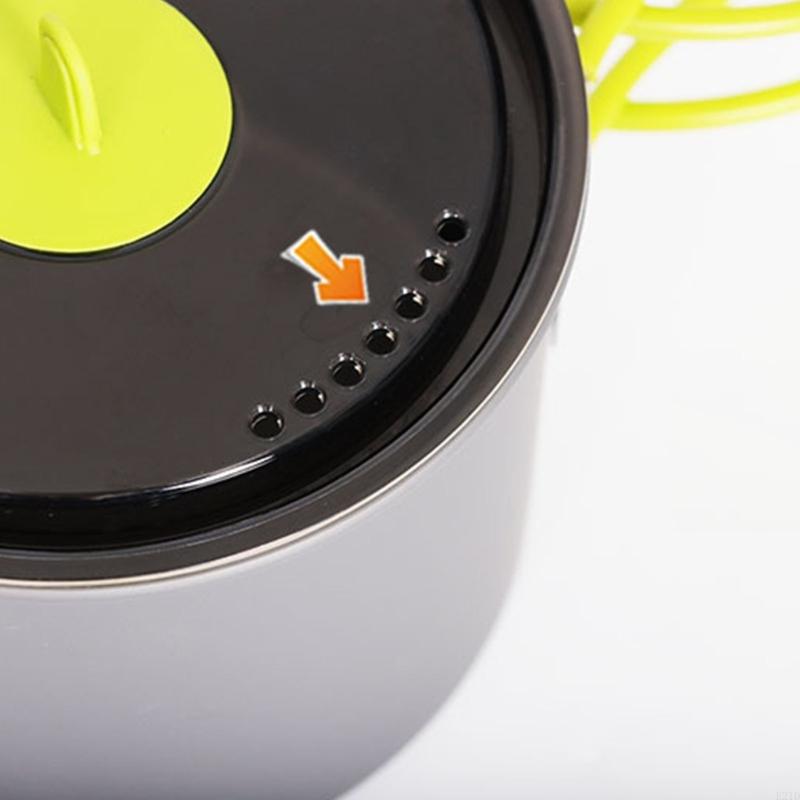 Camping Cooking Pot With Lid - Pentole da campeggio portatili Pentole da