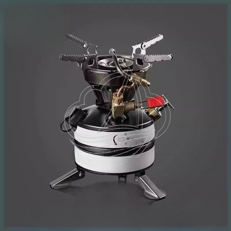 Camping Cooking Stove - Kit Fornello da Campeggio Portatile Tutto-in-Uno,