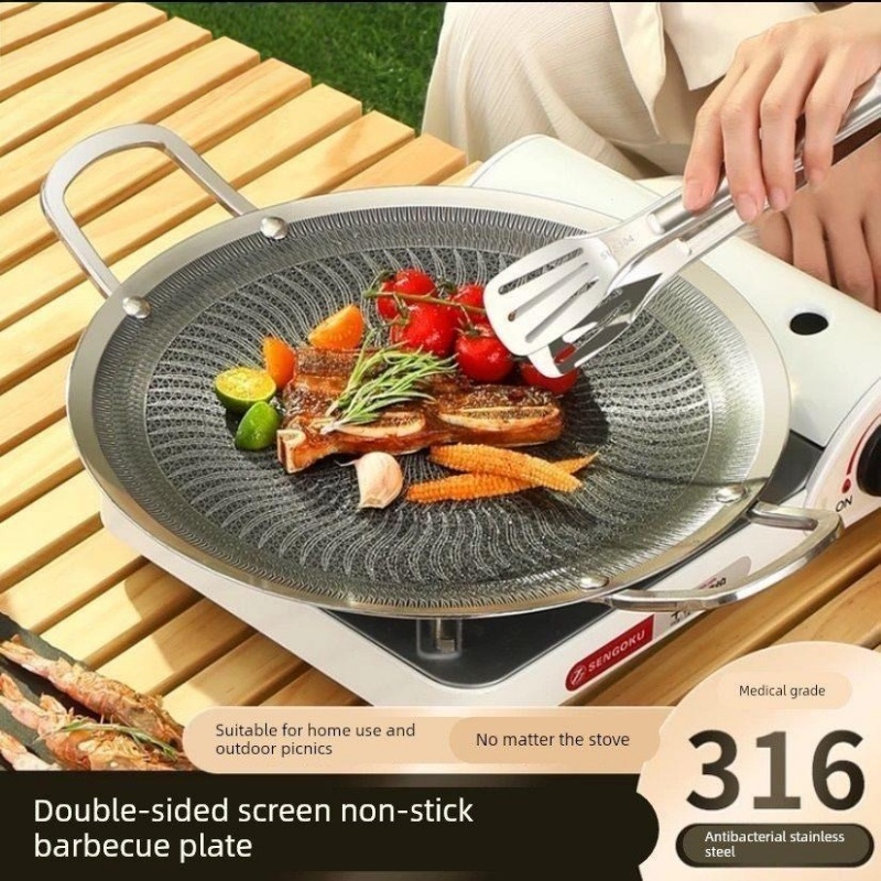 Camping Cooking Set - Padella Multifunzionale in Acciaio Inox 316