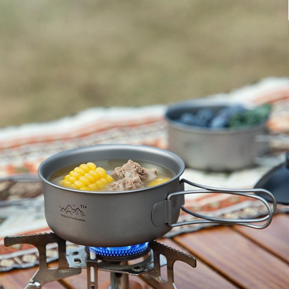 Camping Cooking One Pot - Pentola da Cucina in Titanio per