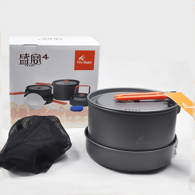 Camping Cooking Set For 4 - Set di pentole per 4-5 persone