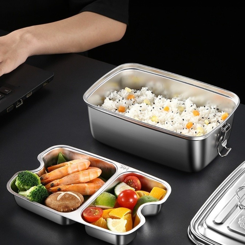 Camping Cooking Stove - Scatola per il pranzo in acciaio