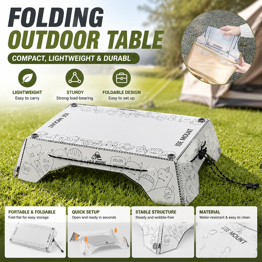 Camping Cooking Lightweight - Tavolo da Campeggio Pieghevole Portatile in