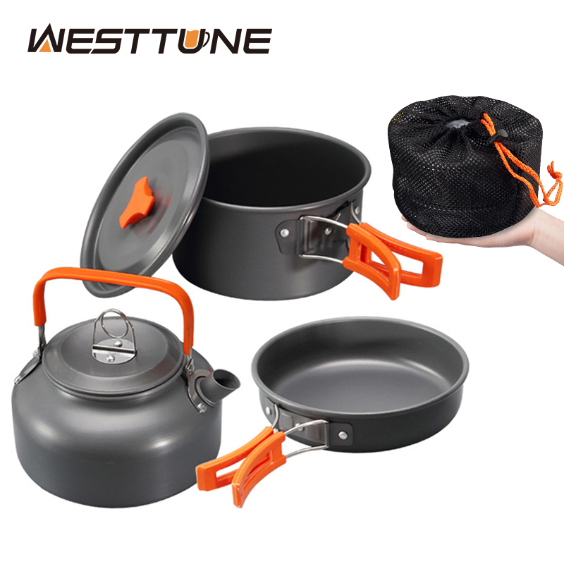 Camping Cooking Essentials - WESTTUNE Kit di pentole da campeggio