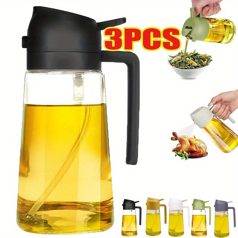Camping Cooking Oil - Spruzzino Olio 2-in-1 in Plastica per