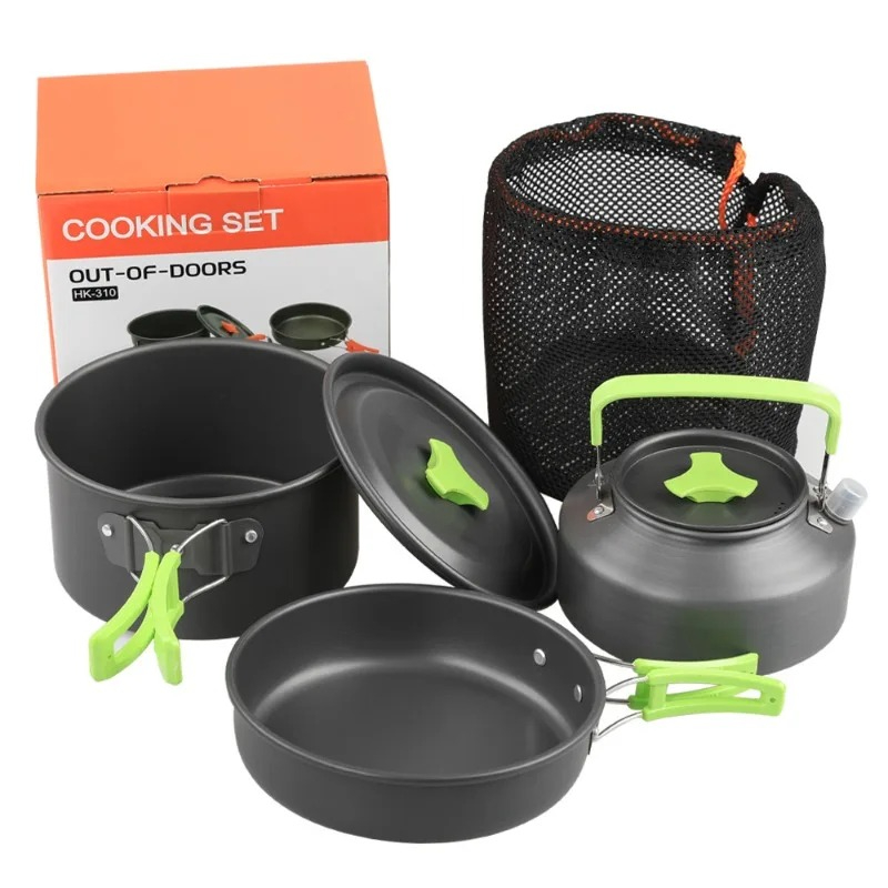 Camping Cooking Full Set - Set da Cucina per Campeggio, Set