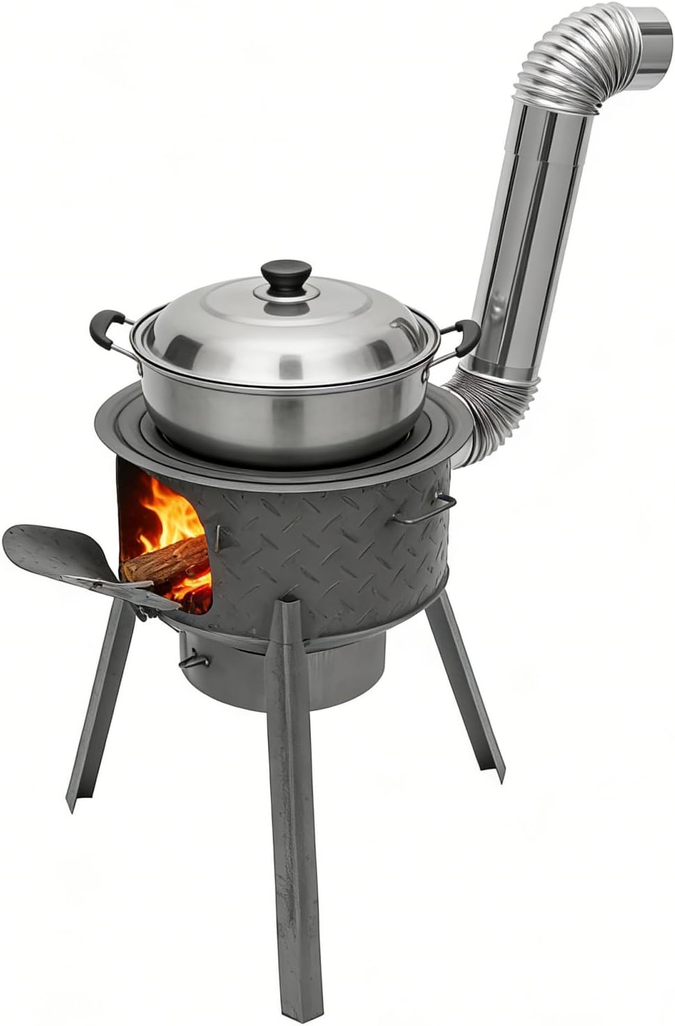 Camping Cooking Stove - Stufa a Razzo Portatile a Legna