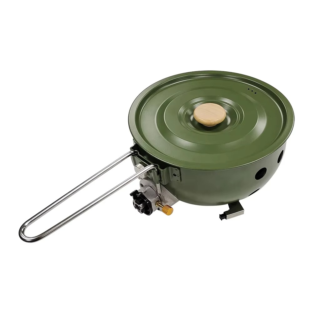 Camping Cooking Set For 4 - Set di Pentole da Campeggio Portatile