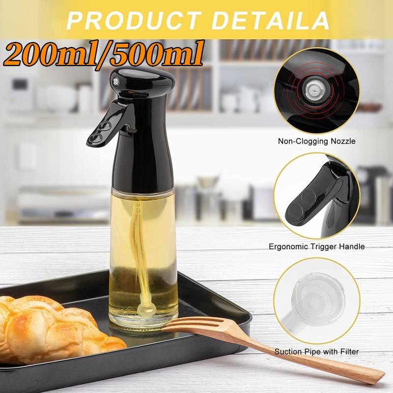 Camping Cooking Oil - 200/500ml flacone Spray per olio cucina