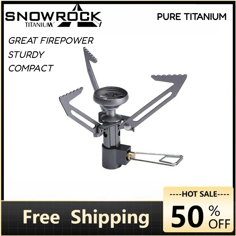 Camping Cooking All In One - SNOWROCK Fornello da Campeggio Ultra-leggero Tutto-in-uno