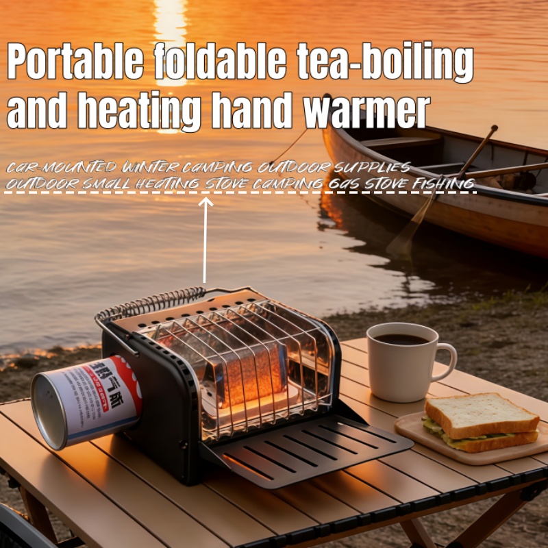 Camping Cooking Lightweight - Fornello a gas da campeggio 1200W,