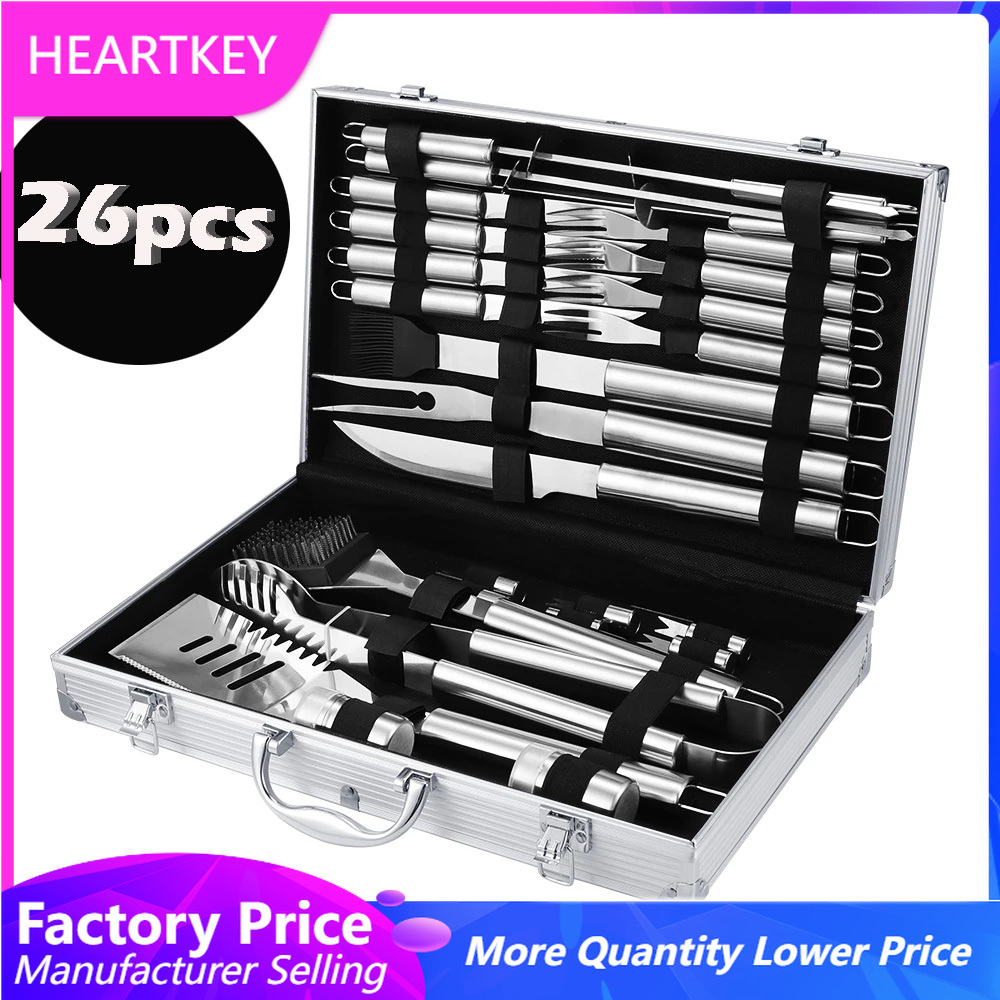 Camping Cooking Set For 4 - Set di strumenti per Barbecue Barbecue