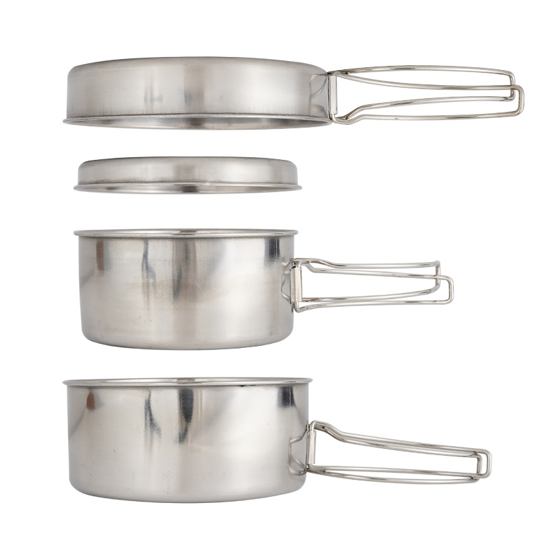 Camping Cooking Set For 4 - Set di Pentole da Campeggio CLS