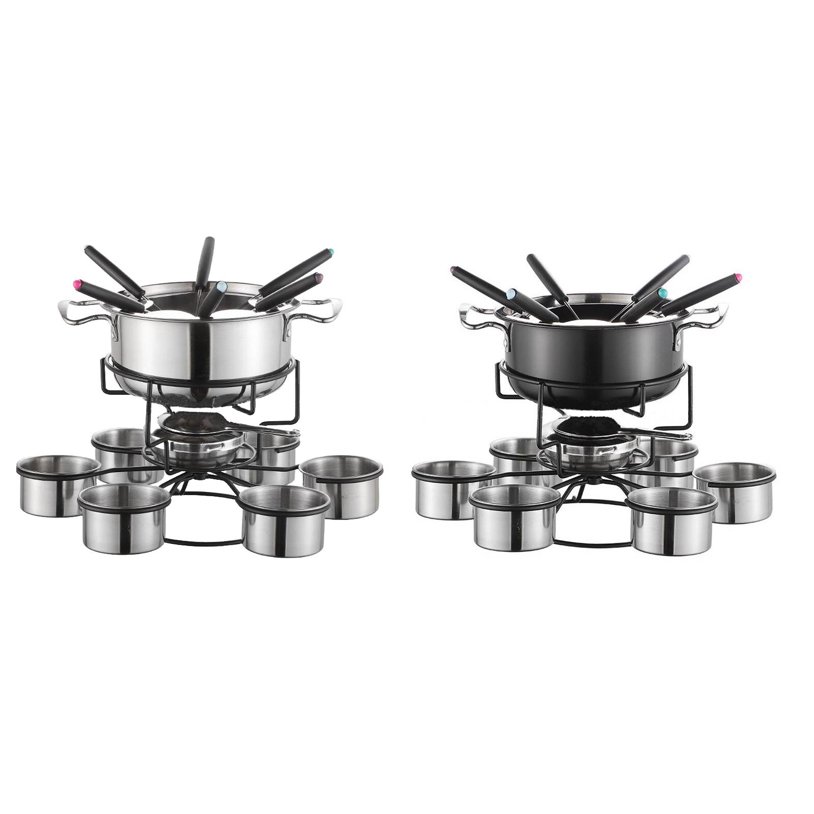 Camping Cooking Set - Set Pentola Fonduta Multifunzione Rinforzata per
