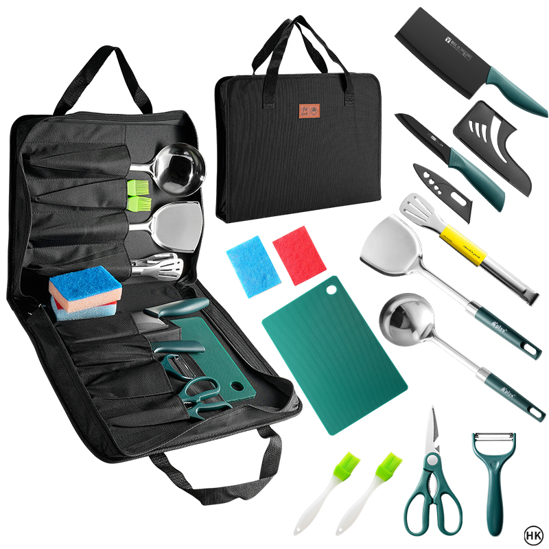 Camping Cooking Essentials - Set da cucina da campeggio 13