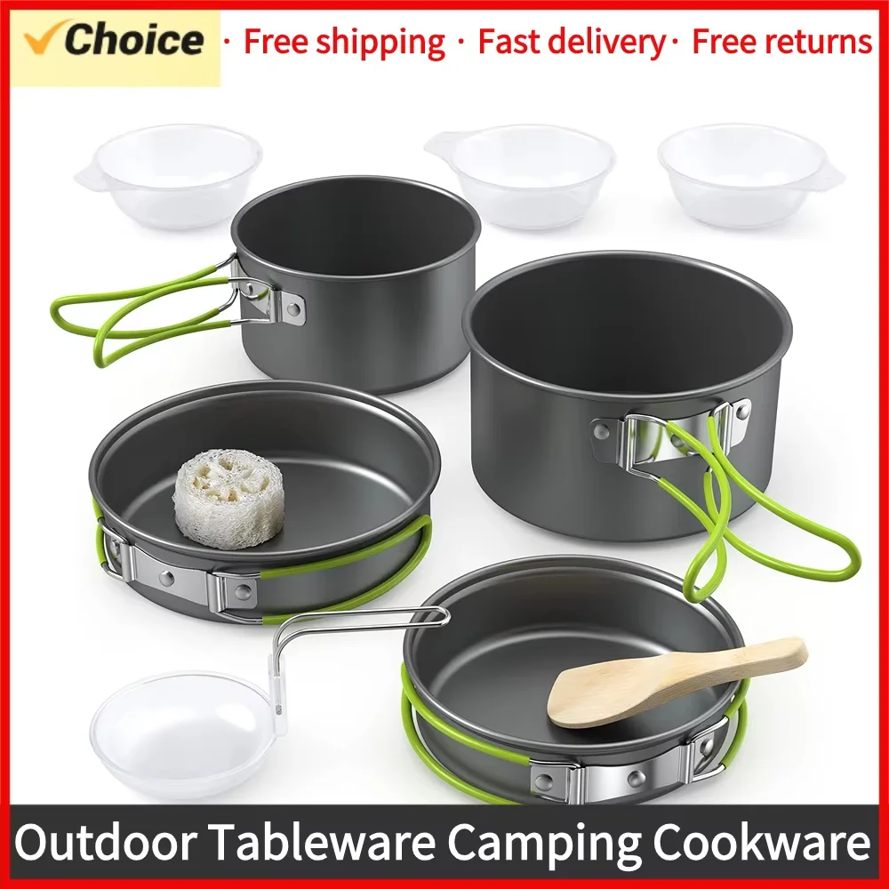 Camping Cooking Set For 4 - Set di Utensili da Campeggio per