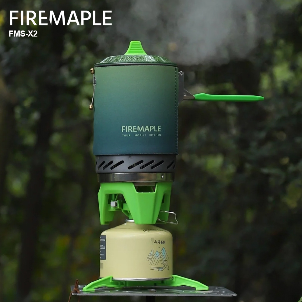 Camping Cooking One Pot - Fire-Maple FMS-X2 Sistema di cottura Stufa