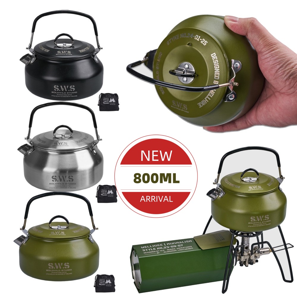 Camping Cooking Lightweight - Bollitore da campeggio esterno da 0,8