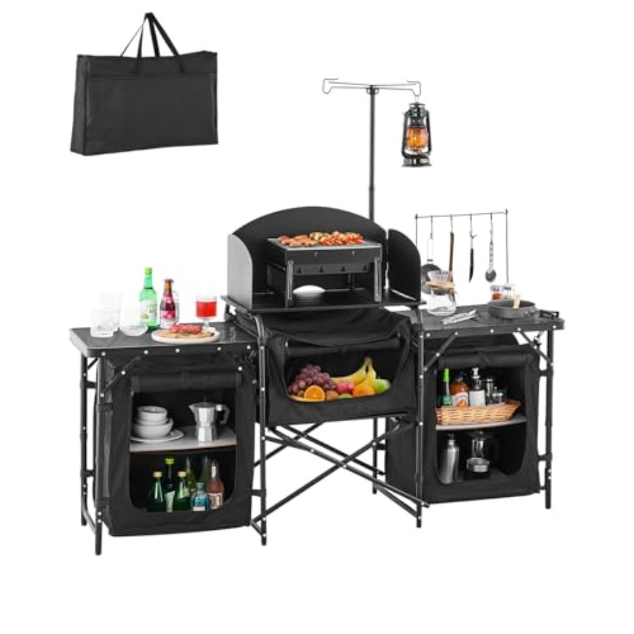 Camping Cooking Cupboard - Tavolo da Cucina da Campeggio, Tavolo