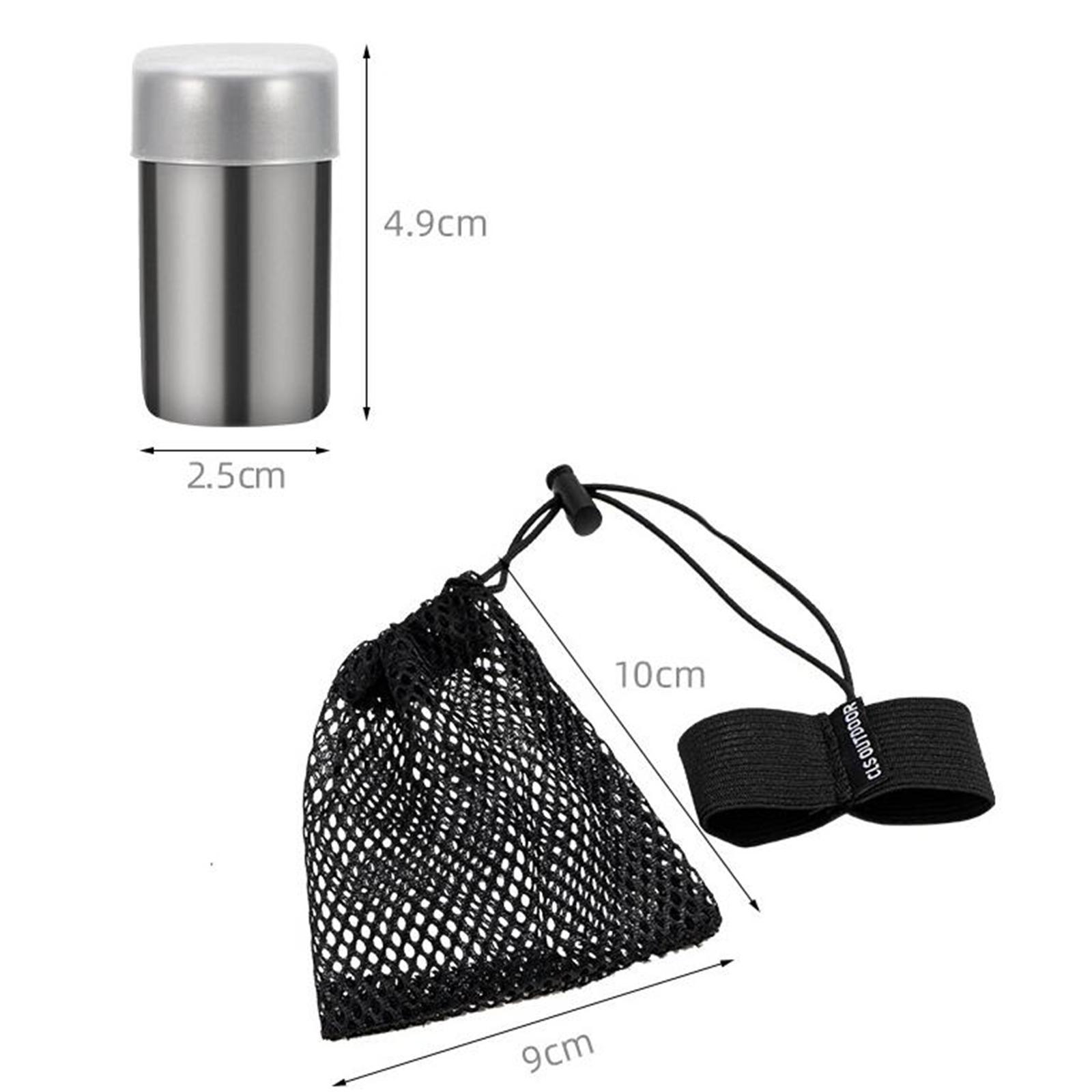 Spice Kit Compact - Mini Bottiglie per Spezie in Acciaio