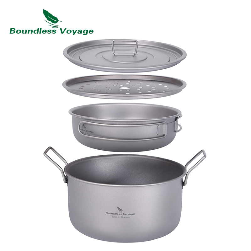 Camping Cooking Essentials - Boundless Voyage Camping Pentola da cucina