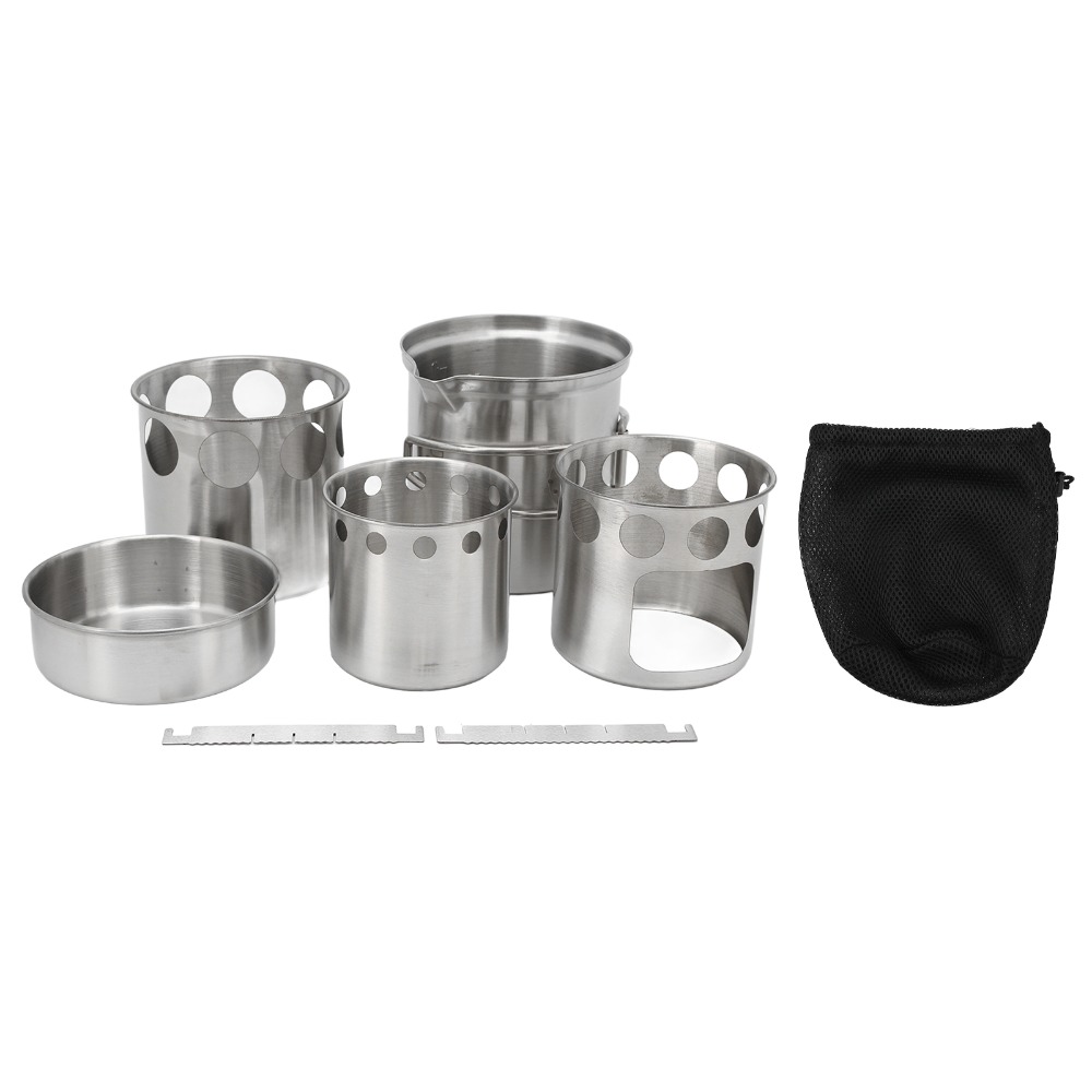 Set di pentole da campeggio in - Camping Cooking Pot With Lid recensione e prezzo