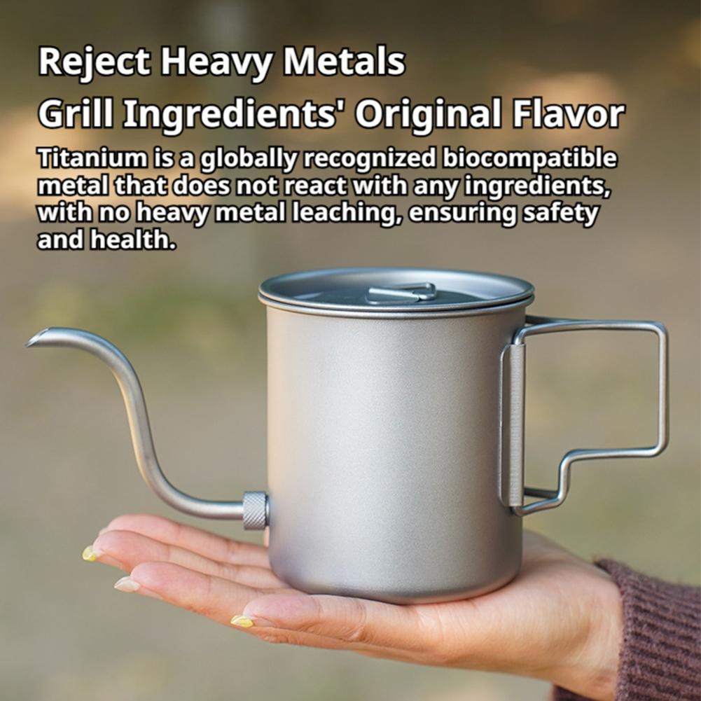 Caffettiera in titanio leggera - Camping Cooking Lightweight recensione e prezzo