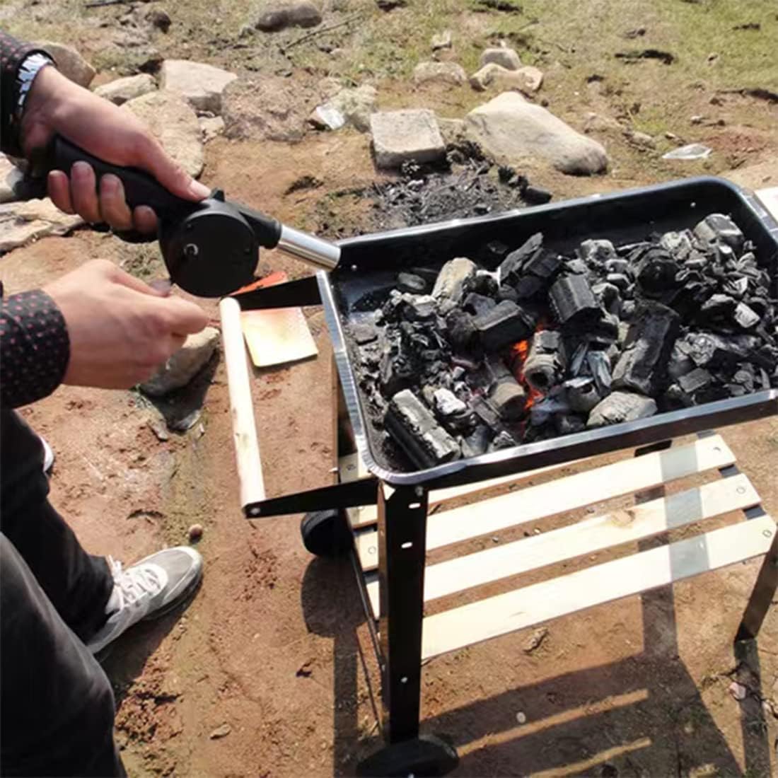 Ventilatore Portatile a Manove - Camping Cooking Essentials recensione e prezzo