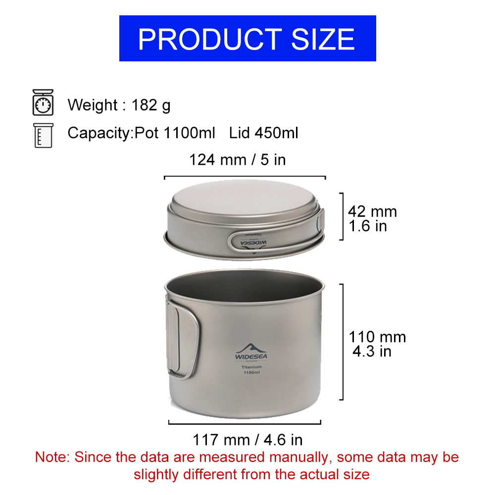 Widesea Pentola da campeggio u - Camping Outdoor Cooking Equipment recensione e prezzo