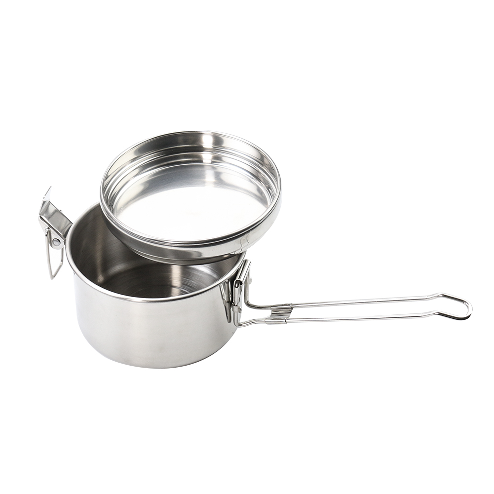 Pentola da campeggio in acciai - Camping Cooking Pot With Lid recensione e prezzo