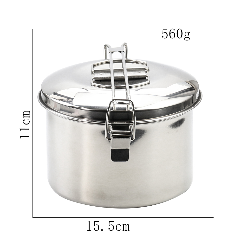 Pentola da campeggio in acciai - Camping Cooking Pot With Lid recensione e prezzo