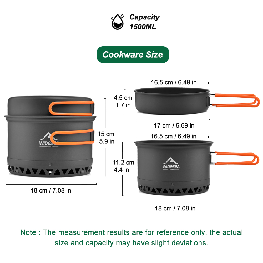 Stoviglie da campeggio Set di  - Camping Cooking Kits recensione e prezzo