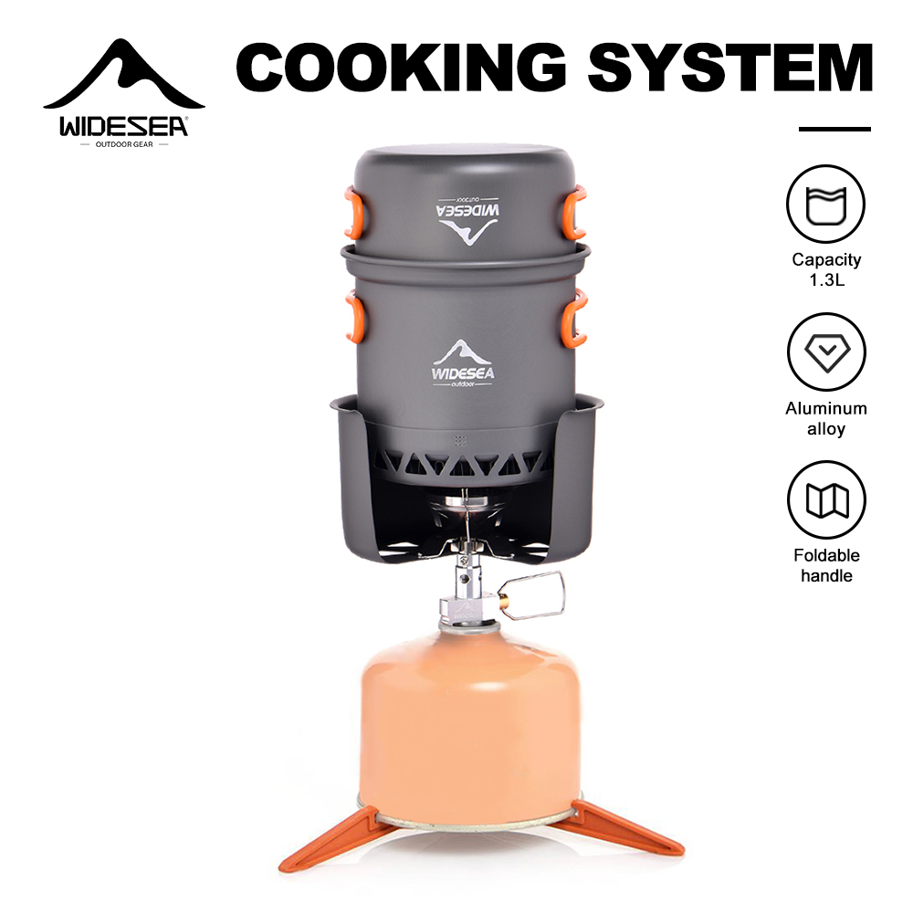 Widesea Set fornello da campeg - Camping Cooking All In One recensione e prezzo