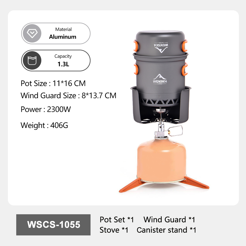 Widesea Set fornello da campeg - Camping Cooking All In One recensione e prezzo
