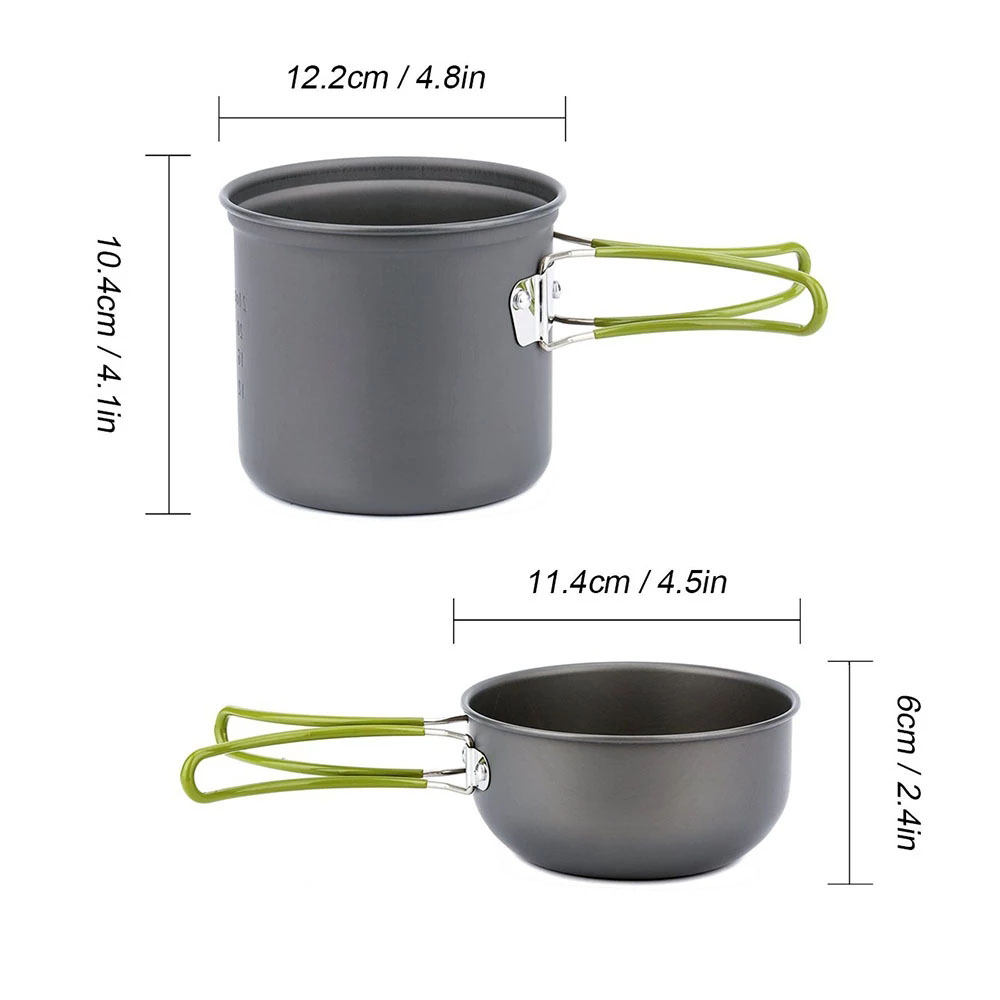 Pentole da campeggio Kit da pa - Camping Cooking Essentials recensione e prezzo