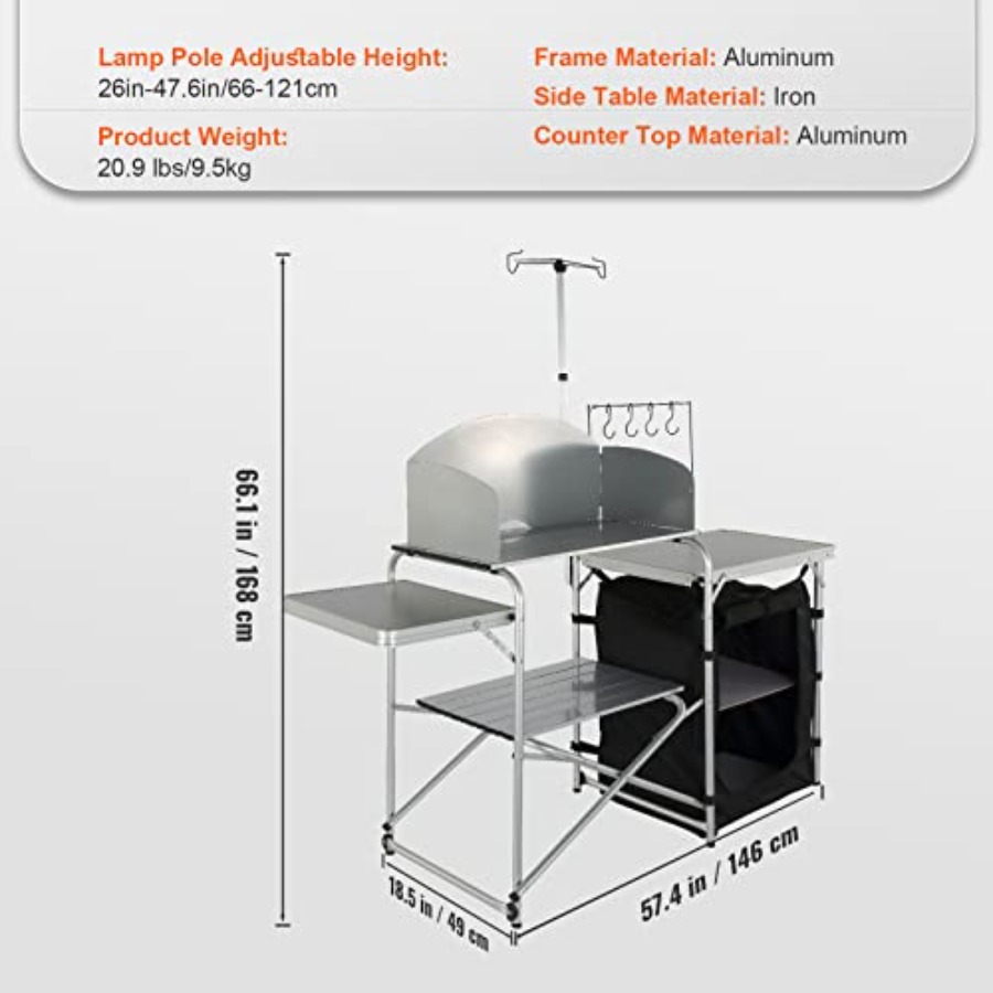 Tavolo da Cucina da Campeggio, - Camping Cooking Cupboard recensione e prezzo