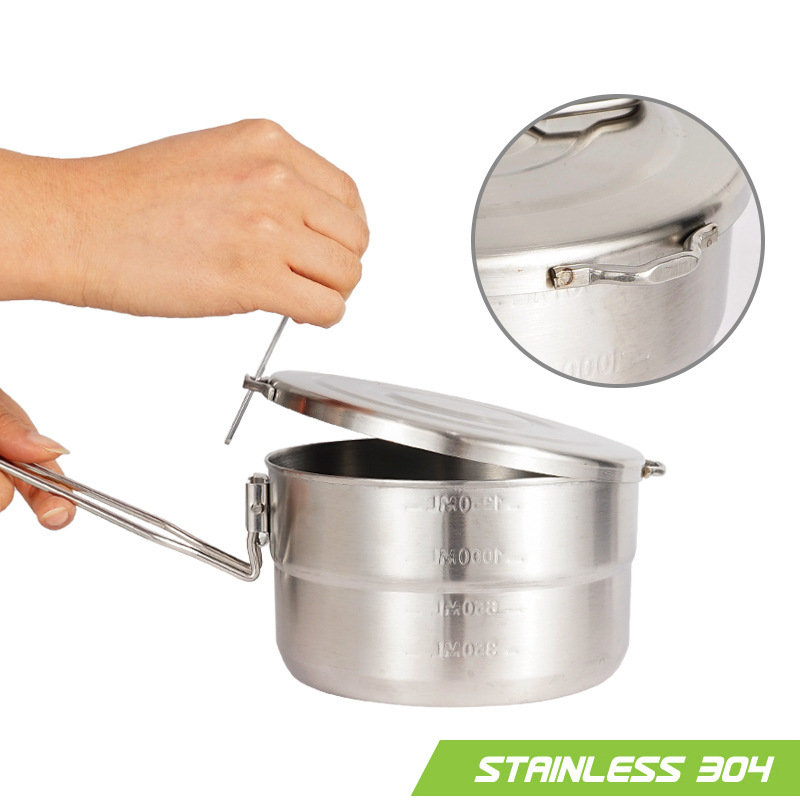 Pentola da cucina per esterni  - Camping Cooking Pot With Lid recensione e prezzo