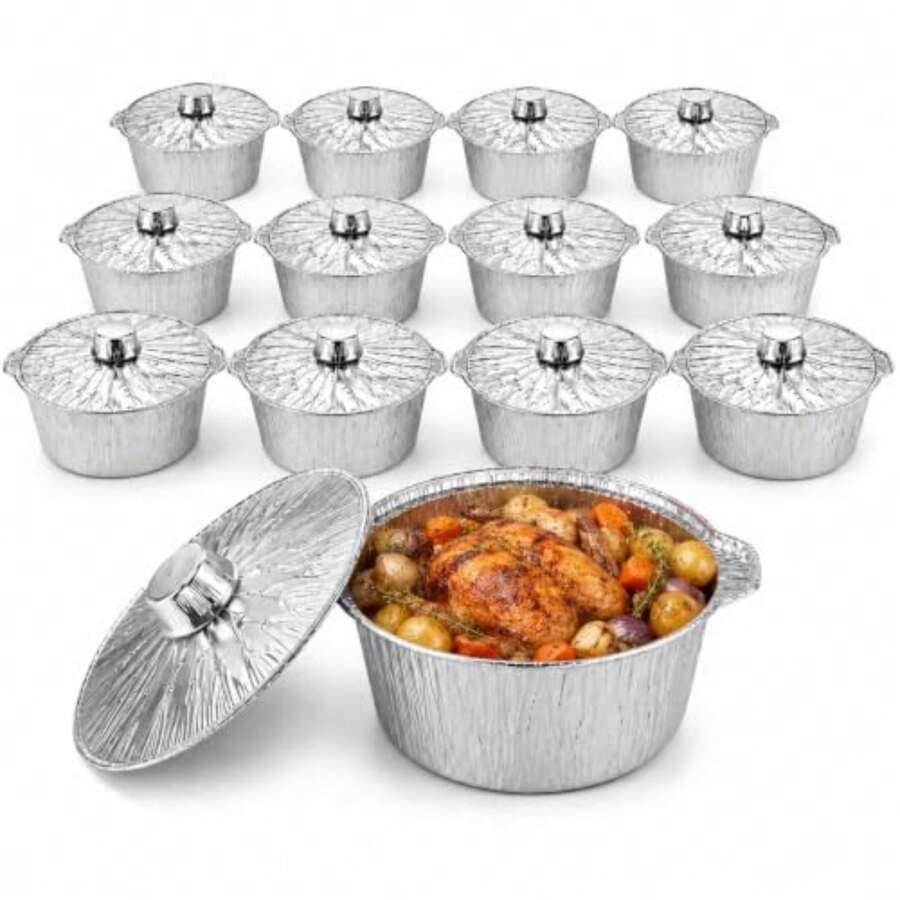 Confezione da 12 pentole usa e - Camping Cooking Pot With Lid recensione e prezzo