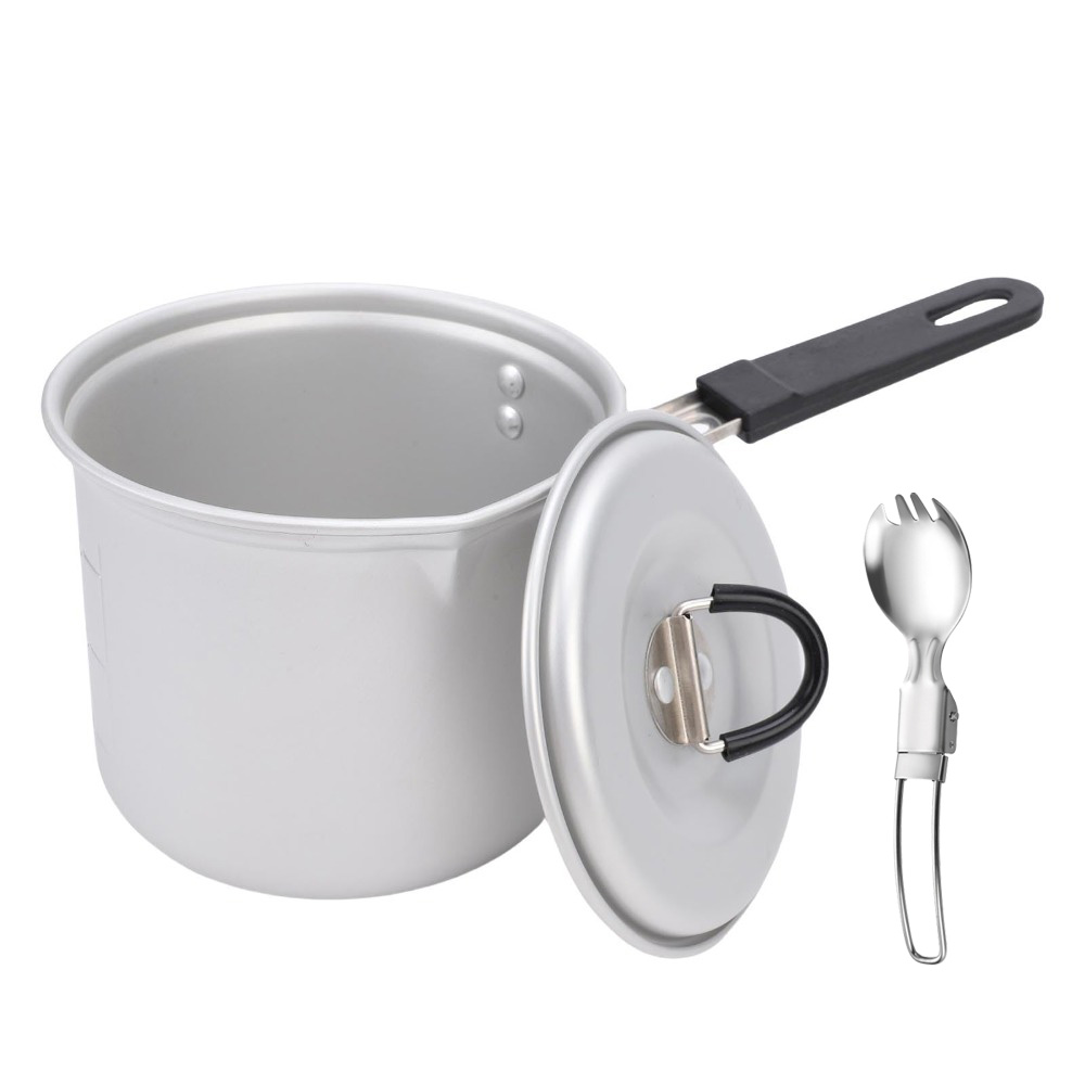 Pentola da campeggio, pentola  - Camping Cooking Pot With Lid recensione e prezzo