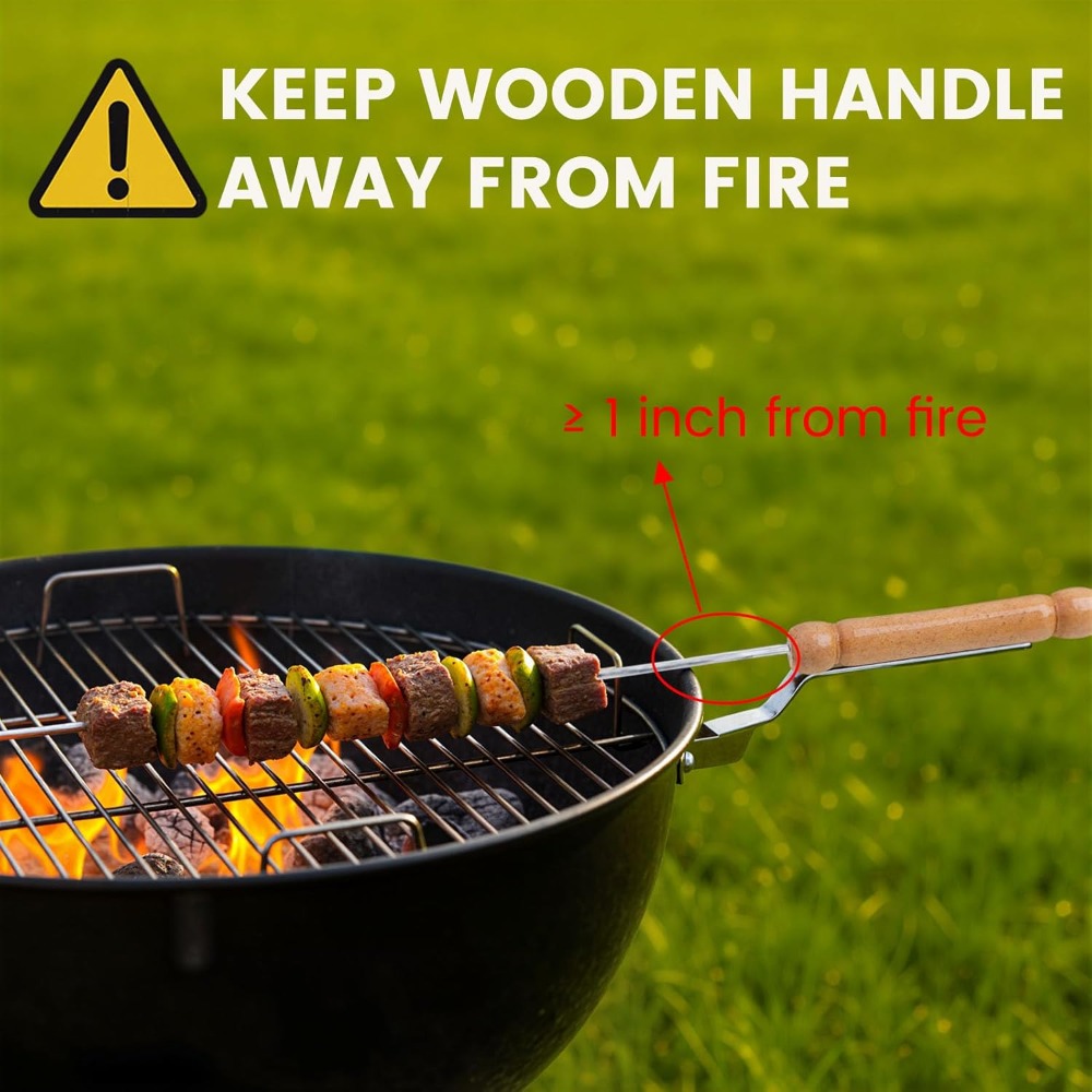 Set di 12 Spiedini Riutilizzab - Camping Cooking Essentials recensione e prezzo