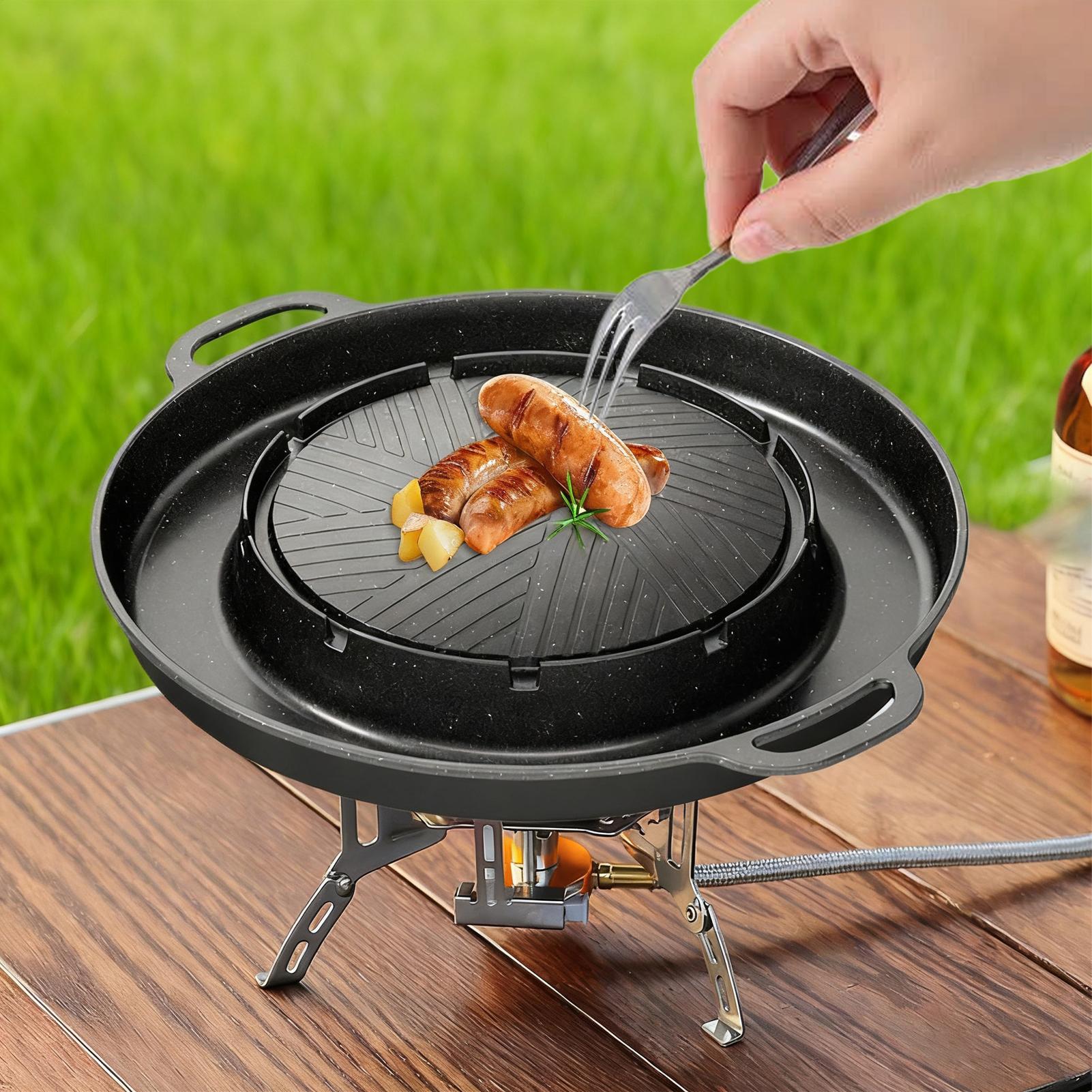 Griglia e padella calda 2 in 1 - Camping Cooking Cupboard recensione e prezzo