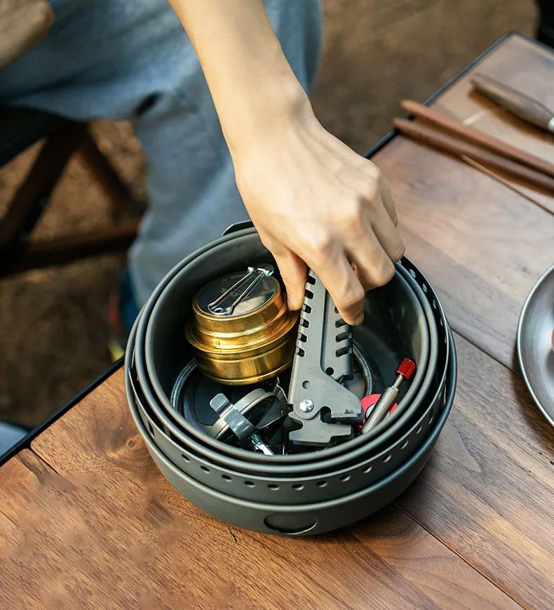 Fornello a gas da campeggio Fo - Camping Cooking Cupboard recensione e prezzo