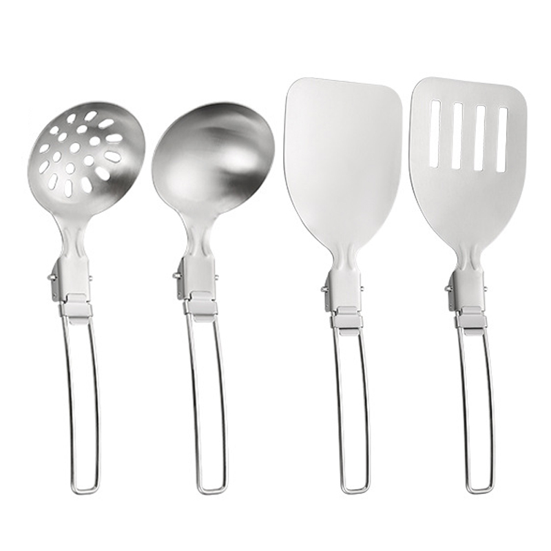 4 pezzi set di utensili da cuc - Camping Cooking Set For 4 recensione e prezzo