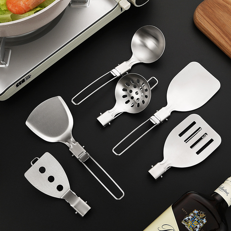 4 pezzi set di utensili da cuc - Camping Cooking Set For 4 recensione e prezzo