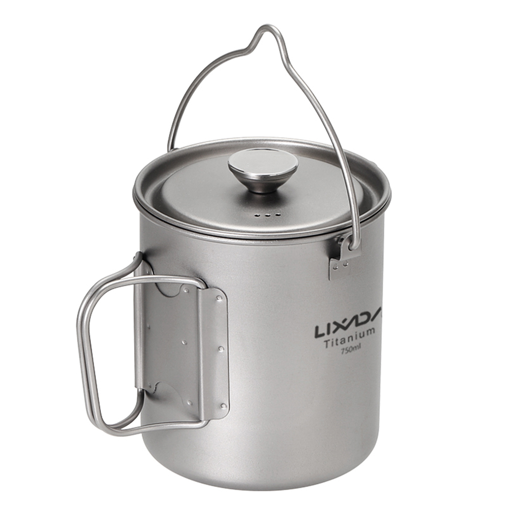 Tazza da Caffè in Titanio Lixa - Camping Cooking Pot With Lid recensione e prezzo