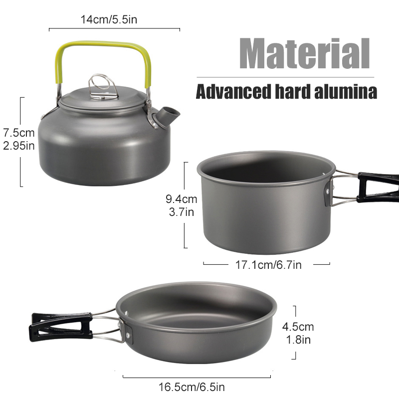 WESTTUNE Kit di pentole da cam - Camping Cooking Essentials recensione e prezzo