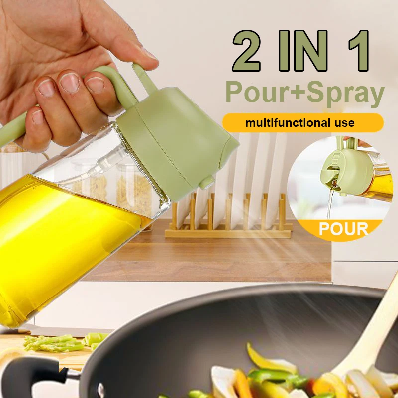 2 in 1 Pour Spray Spruzzatore  - Camping Cooking Oil recensione e prezzo
