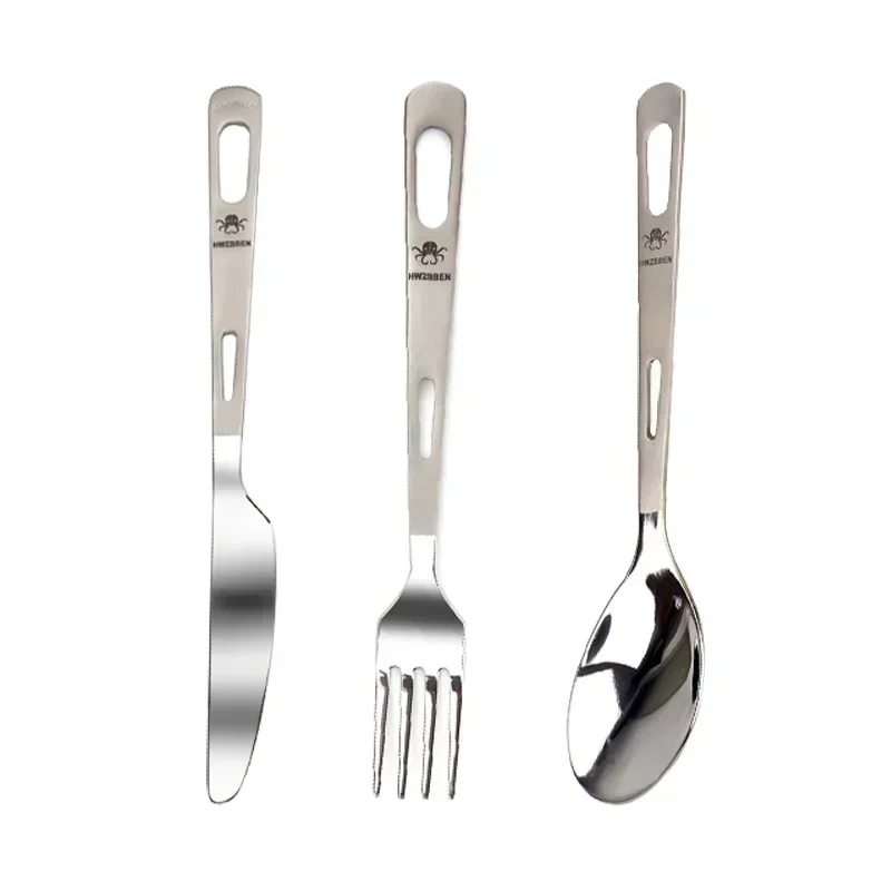 HWZBBEN Titanium Fork Spoon Kn - Camping Cooking Kits recensione e prezzo